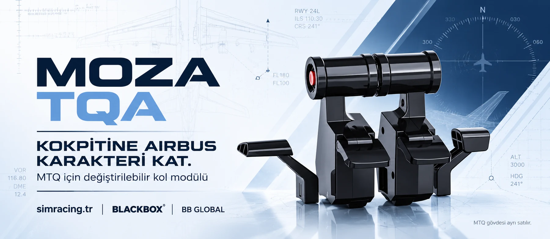 MOZA TQA: Airbus tarzı uçuşta gaz kolu kontrolü nasıl kurulur?