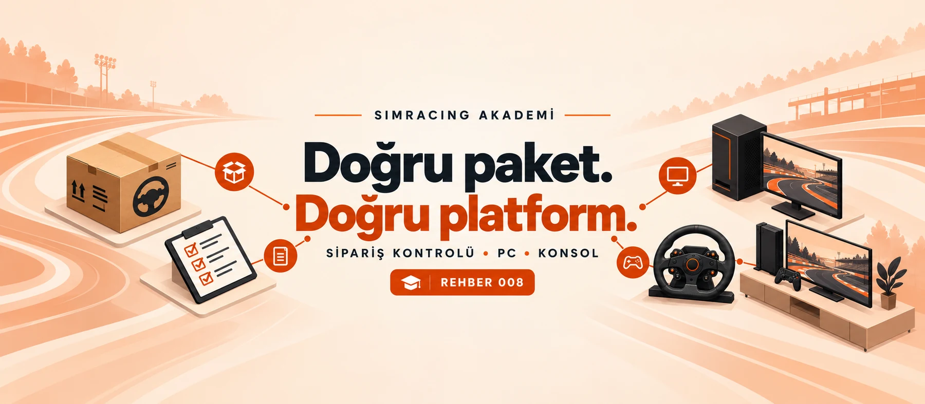Ön sipariş ve sevkiyat öncesi kontrol — Simracing Akademi 008/2