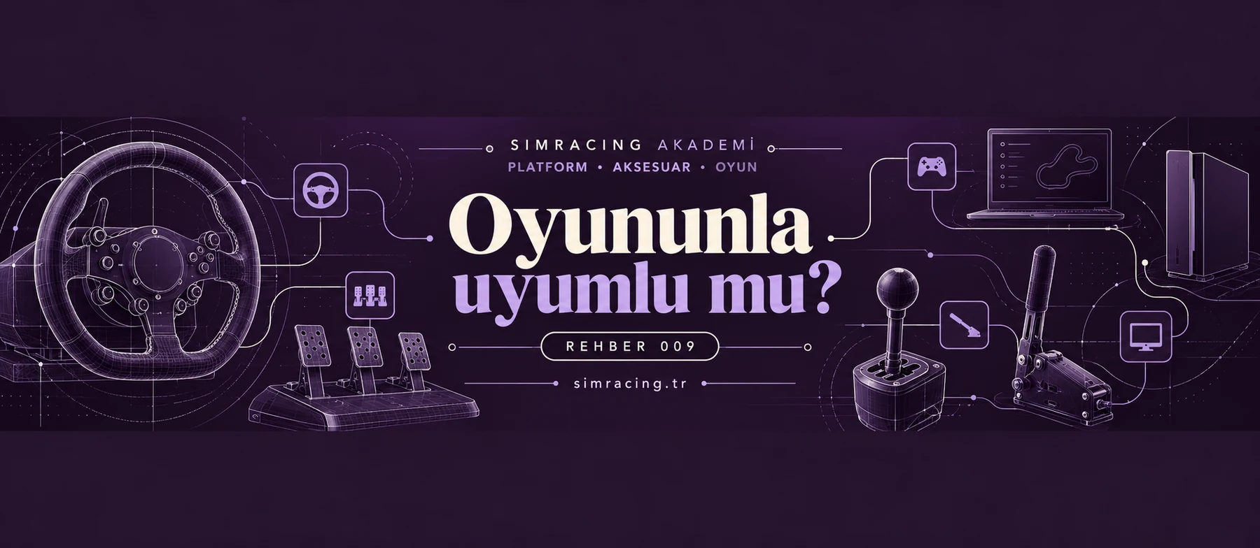 Konsol USB bağlantısı ve oyun desteği — Simracing Akademi 009/2