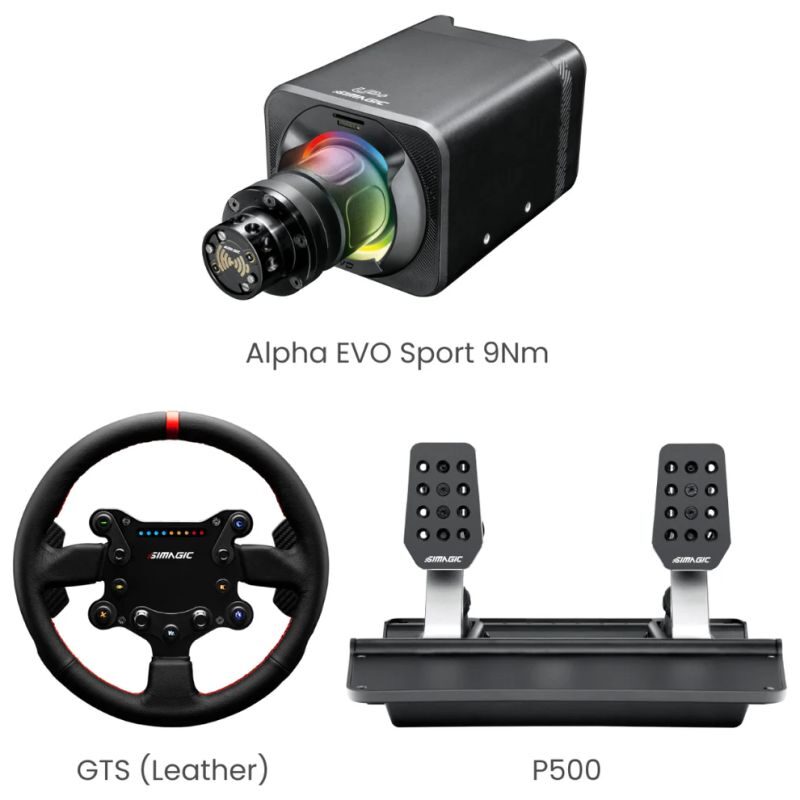 Simagic Alpha Evo Sport GT Sport P500 Direksiyon Seti Bundle